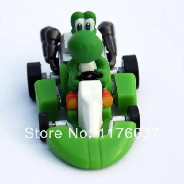 10 pcs Classic Game Toys Nintendo SUPER MARIO Yoshi Kart Pull Back Racers Car Figure Set | Игрушки и хобби