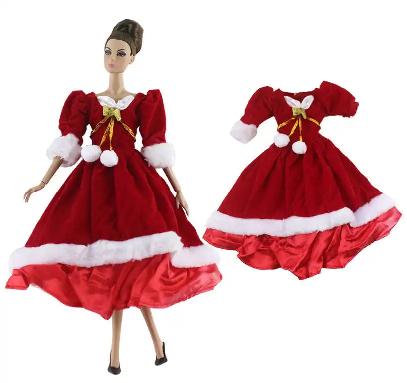 NK одно шт. Кукольное свадебное платье принцессы благородное вечернее для кукол