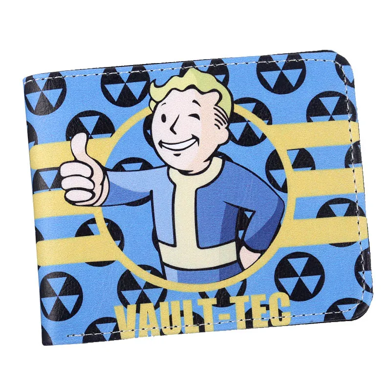 Новое поступление кошелек для игры Fallout Vault Boy двойного сложения аксессуар