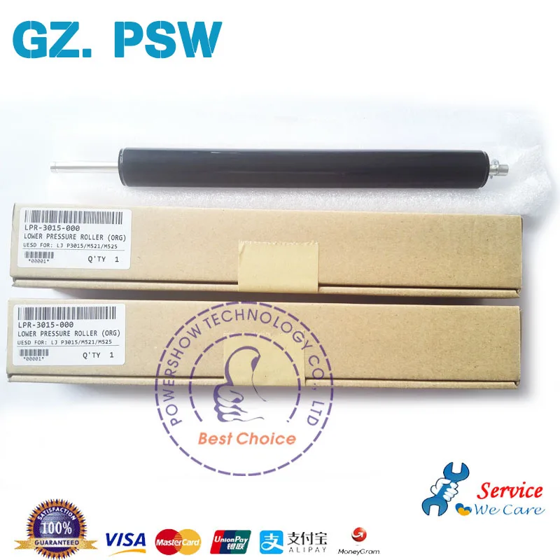 4X сенсорный дигитайзер для hp LJ P3015D M521 M525 для CANON LBP6750 установка термозакрепляющего устройства Давление ролик нижняя часть Давление ролик LPR-P3015-000 RC1-6372