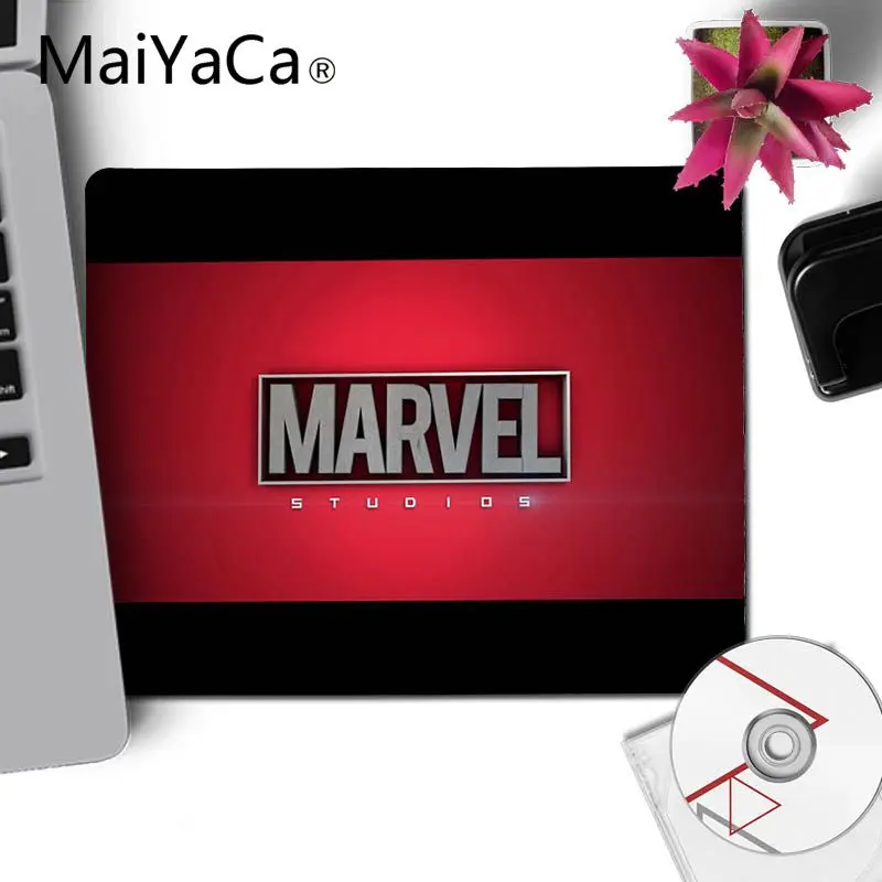 No Lock Edge25x29cm Maiyaca Marvel Comics логотип маленькие коврики для игровой мыши Настольный коврик нескользящий ноутбук компьютер беспроводная оптическая мышь матовый коврик для мыши геймер коврик - Цвет: No Lock Edge25x29cm