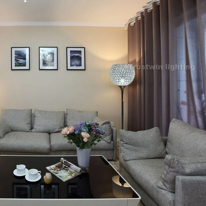 Американский Европейский классический фойе подставка круглый шар кристалл