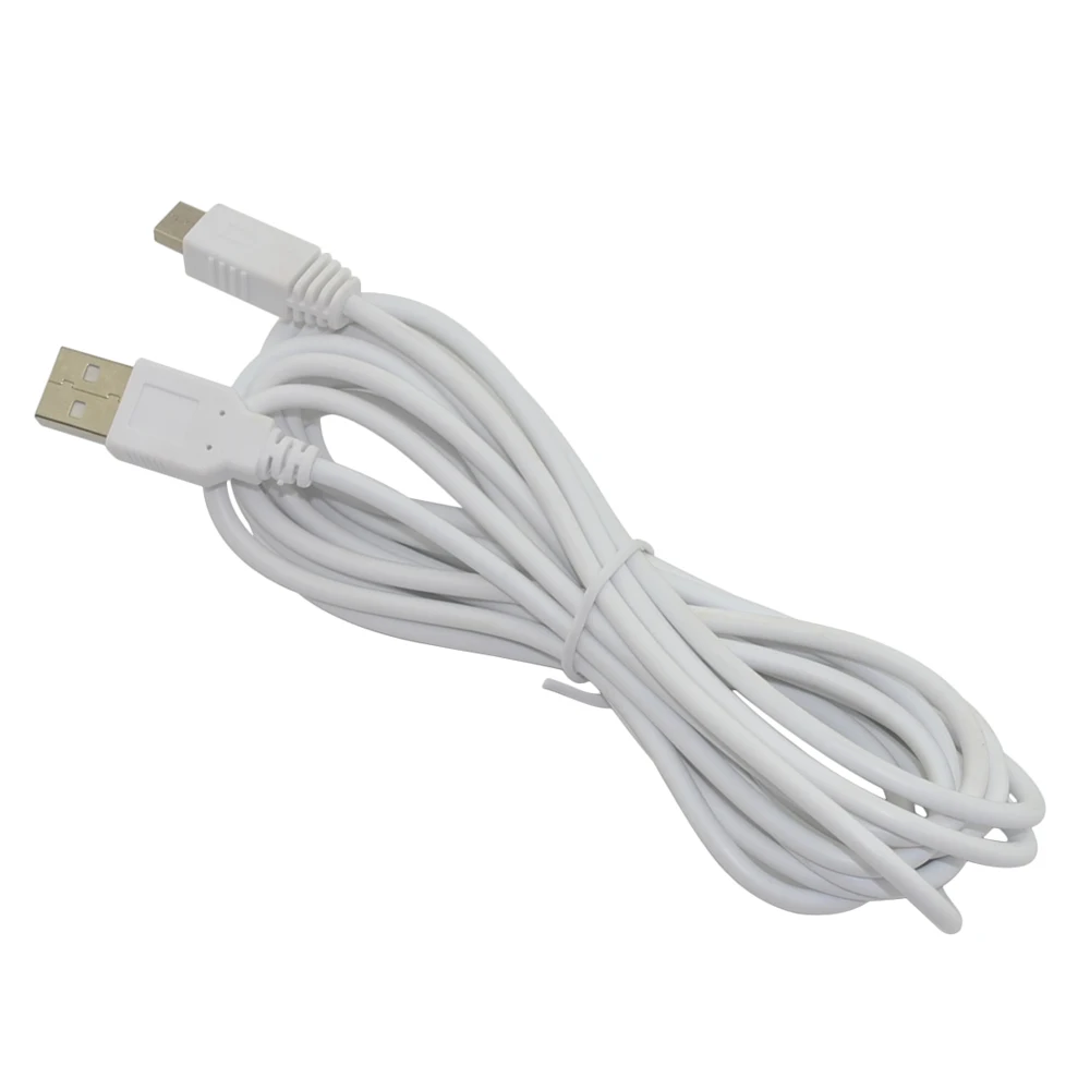 100 шт. 3 м 100% новый высококачественный белый USB кабель для зарядки и передачи