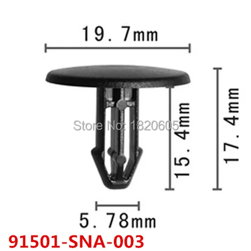 

500x OEM Windscreen Cowl Scuttle Panel Retainer Trim Fastener clips For Honda Civic CRV