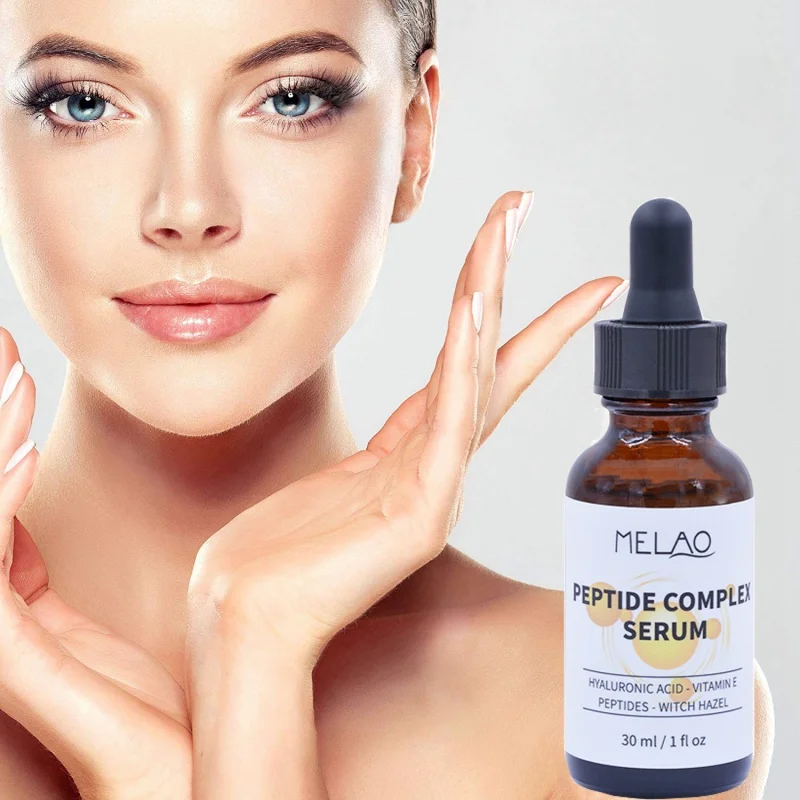 Увлажняющая сыворотка для лица против морщин пептидный раствор