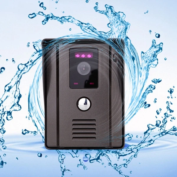 7inch Tft Lcd Screen Video Door Phone Video Intercome Doorbell Night-Vision Cmos Outdoor Security Camera Home Security