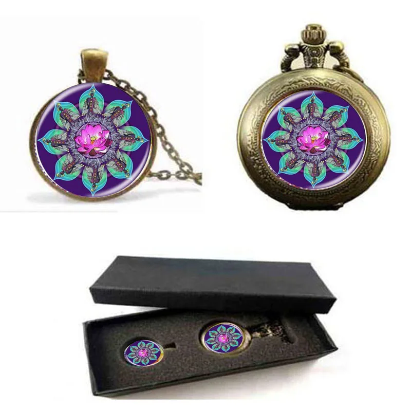 Стеклянный купол оптом ожерелье ручной работы цветок жизни картина Кулон сталь