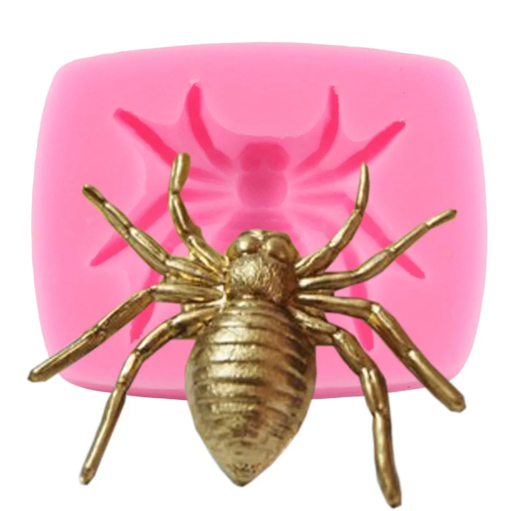 Силиконовая Форма Sugarcraft Spider форма для помадки инструменты украшения тортов