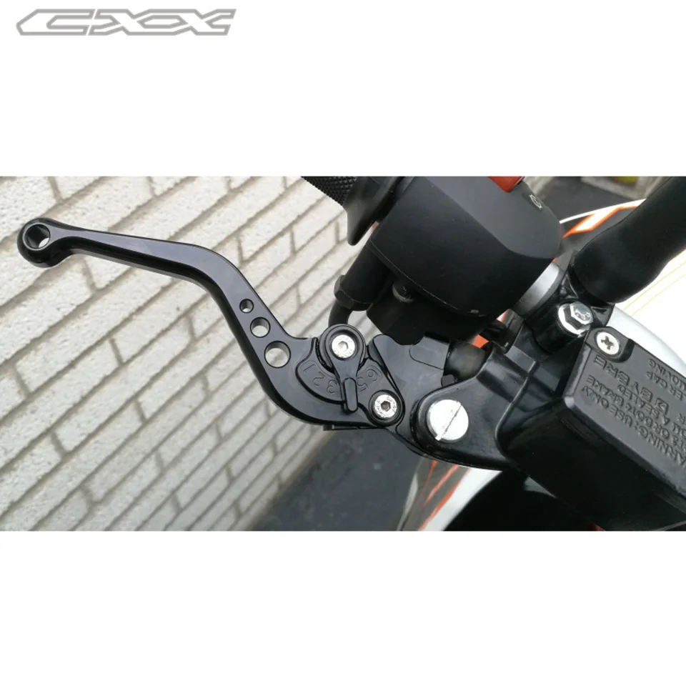 

LOGO RC390 Motorcycle CNC Aluminum short Brake Clutch Levers For KTM RC390 rc 390 2014 2015 2016 2017 2018