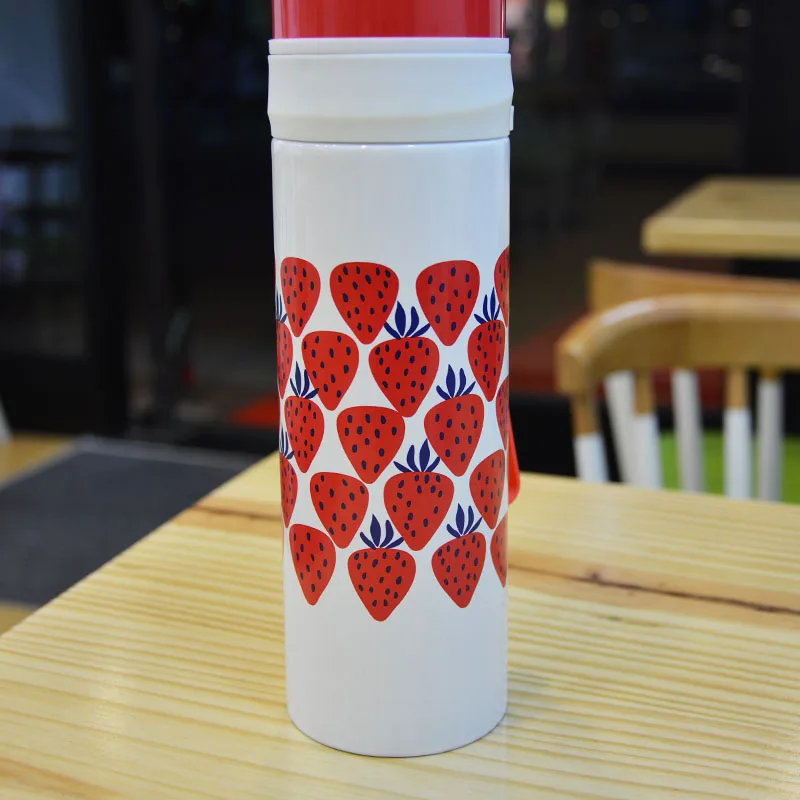 Клубника милый путешествия взрослый ребенок Вакуумная бутылка кофейная кружка