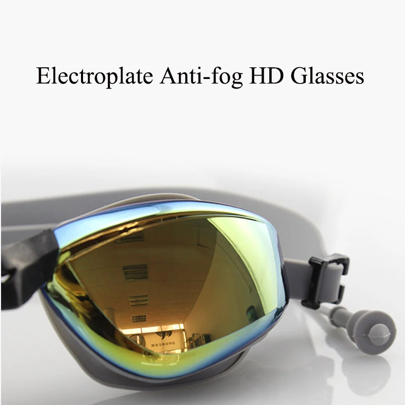 Водонепроницаемые очки для плавания с ушной затычкой дайвинга оборудование natacion