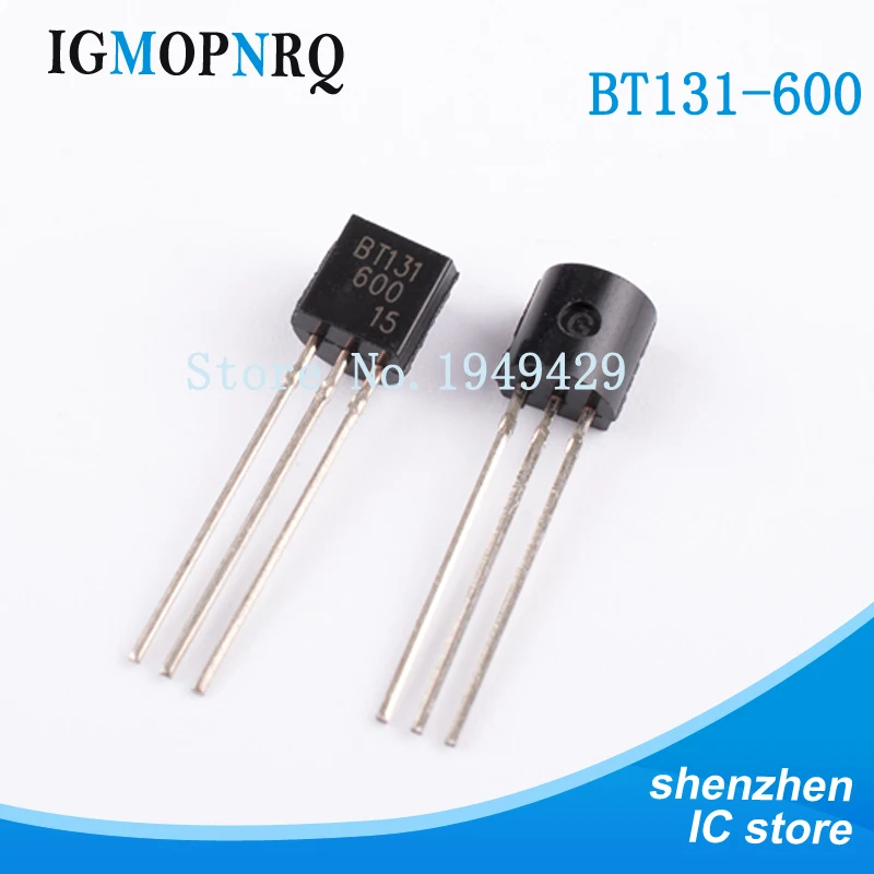

New 50PCS/Lot BT131-600 BT131 600 TO-92 600V Transistor Wholesale Electronic