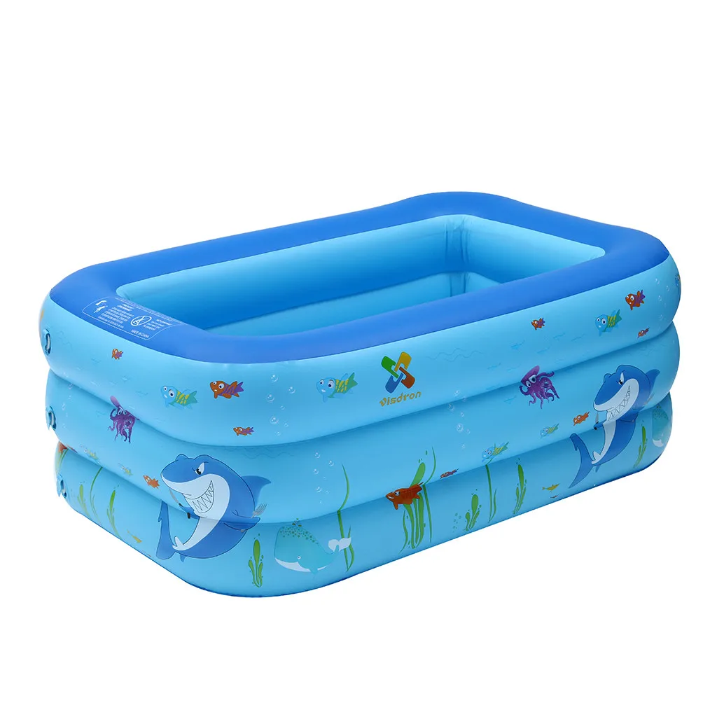 Большая Надувная Акула для плавания Детская водная игра веселье 51IN одного