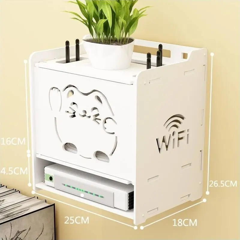 MODEL G Украшение маршрутизатор Европа Экранирование wifi гостиная шкаф розетка крышка полка стеки стеллаж для хранения ТВ приставка - Цвет: MODEL G