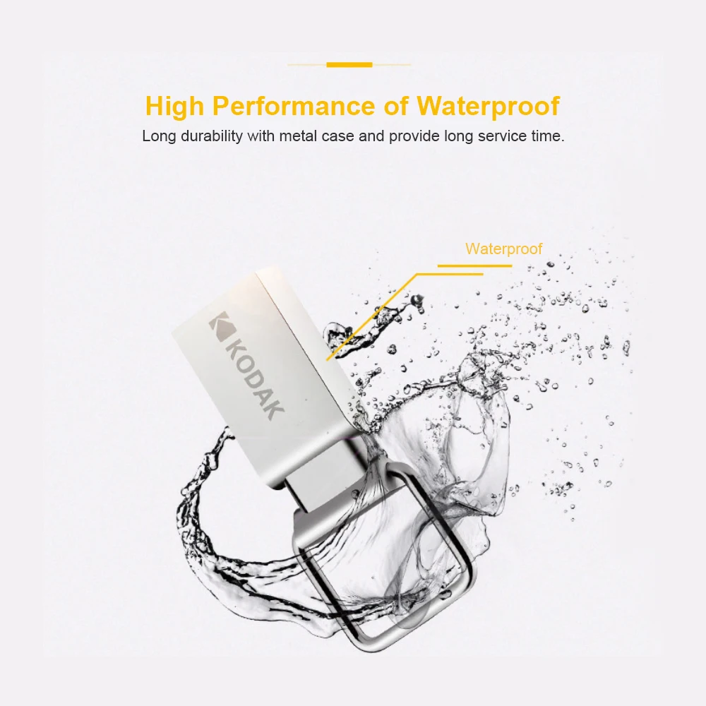 Оригинальный Kodak K112 мини металлический USB флеш накопитель 16 ГБ 32 64 карта памяти