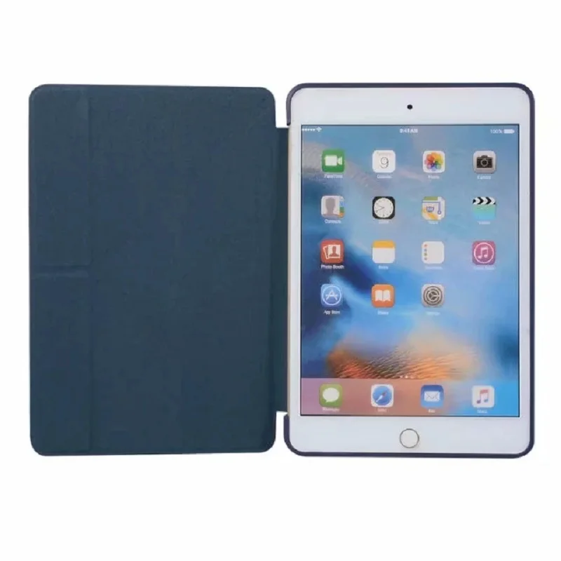 Чехол для iPad mini 4 Флип PU кожаный чехол Мягкий ТПУ 4|Чехлы планшетов и электронных
