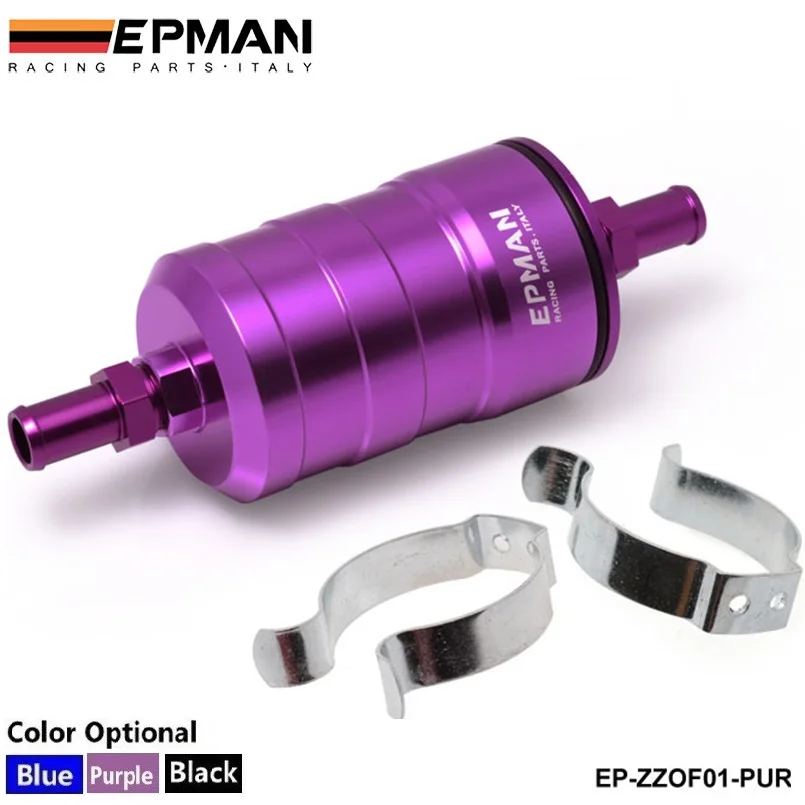 

Racing Fuel Filter UNI Competition 10Micron Paper Filter Complete (Blue Black Purple) EP-ZZOF01