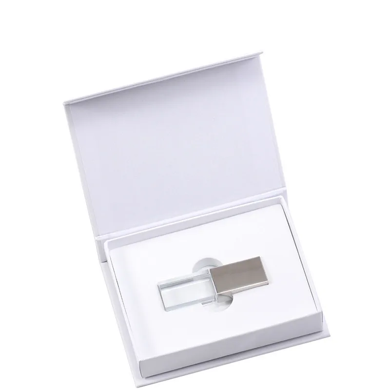 silver with box JASTER логотип прозрачный Usb 2,0 флеш-накопитель с подарочной коробкой 2 ГБ 4 ГБ 8 ГБ 16 ГБ 32 ГБ 64 ГБ(более 10 шт бесплатный логотип - Цвет: silver with box