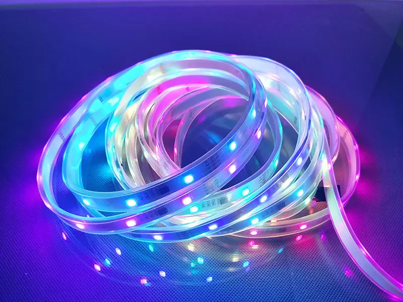 DC12V 5 м 30 светодиодный s/M TM1934 полосы светильник цифровой WS2811 пикселей RGB Неон