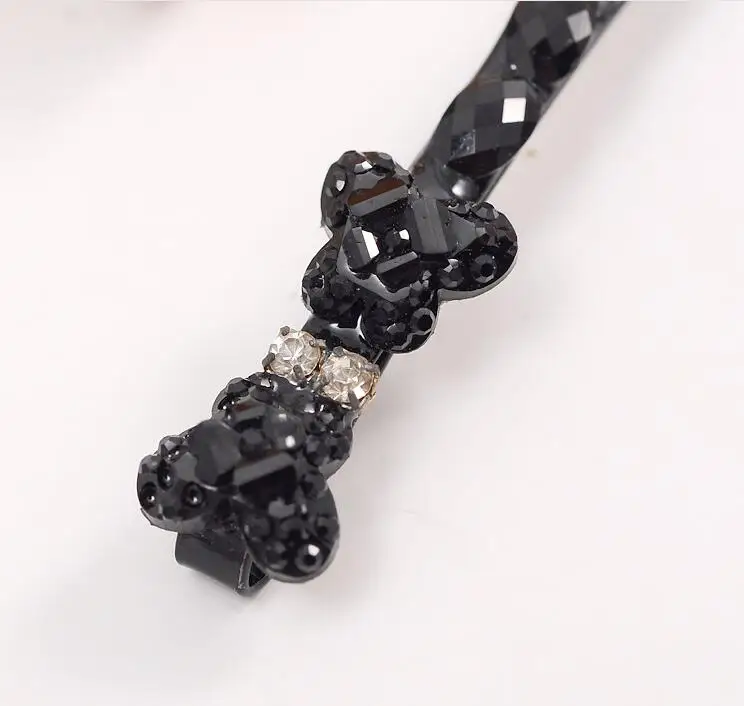 3 шт. Для женщин черный жемчужная заколка заколки для волос девочек Элегантные