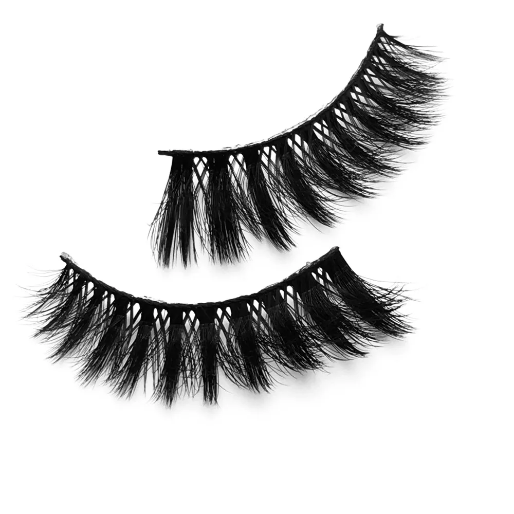 5 Pairs Mink Hair False Eyelashes Thick Curled Full Strip Handmade Lashes Eyelash Extension Tool Women Eyes Beauty Makeup | Красота и