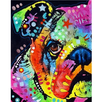 

YIKEE dog diamond painting 5D DIY Diamond Embroidery Mosaic Picture Of Rhinestone Decoration Home h1424