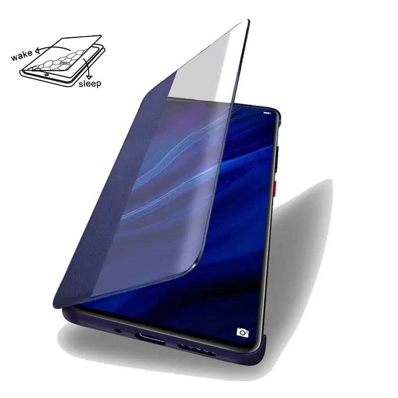 Бизнес Mofi для Huawei p30 pro Чехол чехол Флип кожаный smart window чехол| |