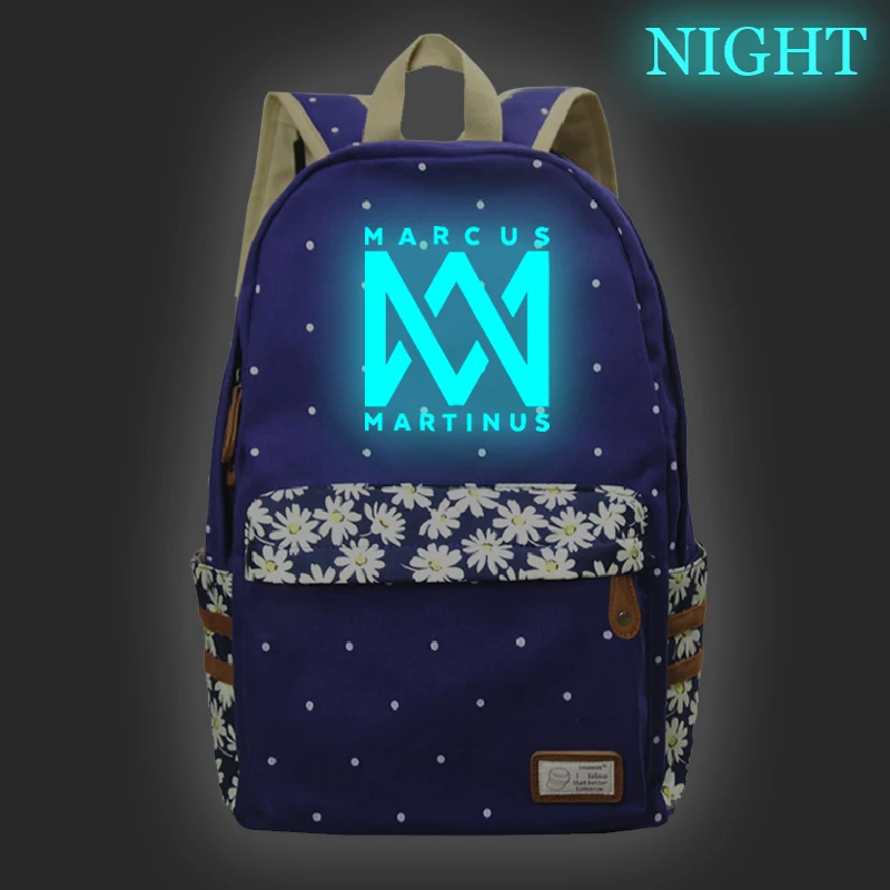 

Marcus & Martinus Luminous Bag Teens Boys Girls Back to College Backpack Fashion New Casual High Quality Laptop Teens Mochila