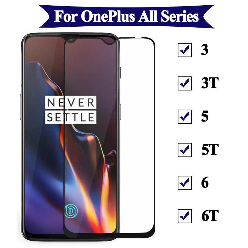 Для Oneplus 6 закаленное стекло для Oneplus 5 Защитная пленка для экрана на One Plus 3 3t 5 T 6 T защитная пленка Glas T3 T5 T6 T