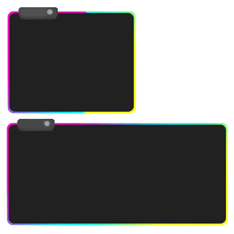 

Gaming Mouse Pad RGB Glowing LED Anti-slip Colorful for PC Computer Laptop EM88