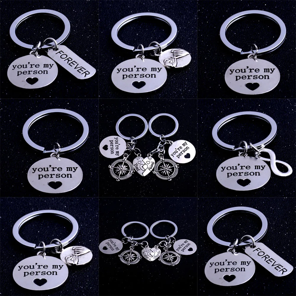 Брелок для ключей с надписью You Are My Person|keyring keychain|best keychainkey chain |