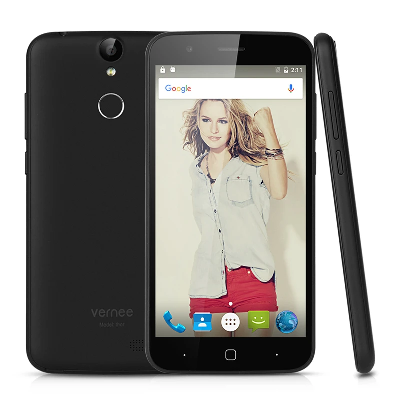 Оригинал Тhor Vernee MT6753 Окта основные Сотовый Телефон 5.0 Дюймов HD экран Android 6.0