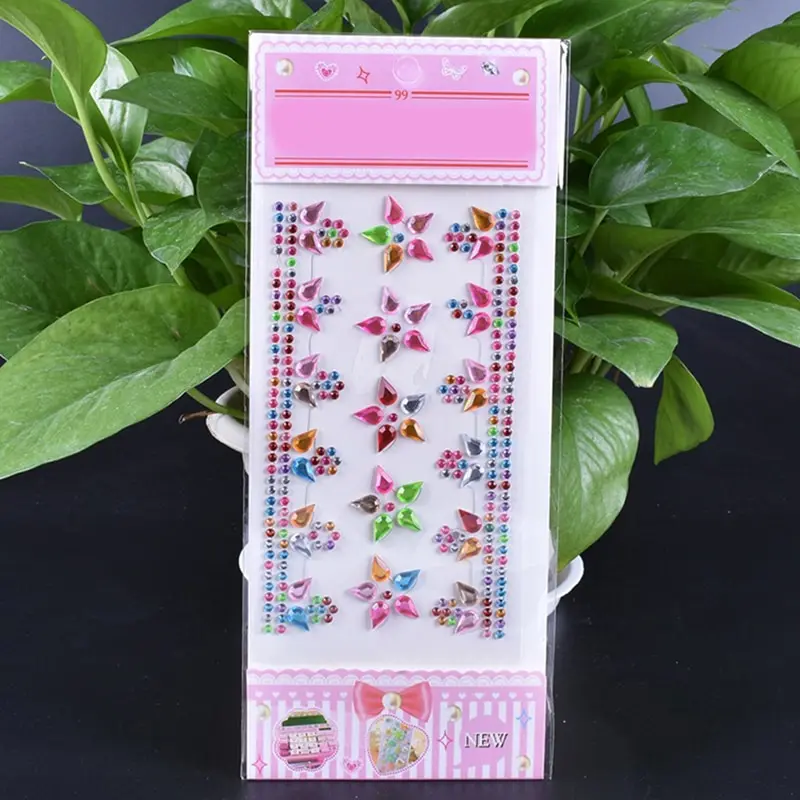 1 шт. 10cmX24.5cm алмазные хрустальные наклейки &quotКамни&quot лист Дети DIY искусство
