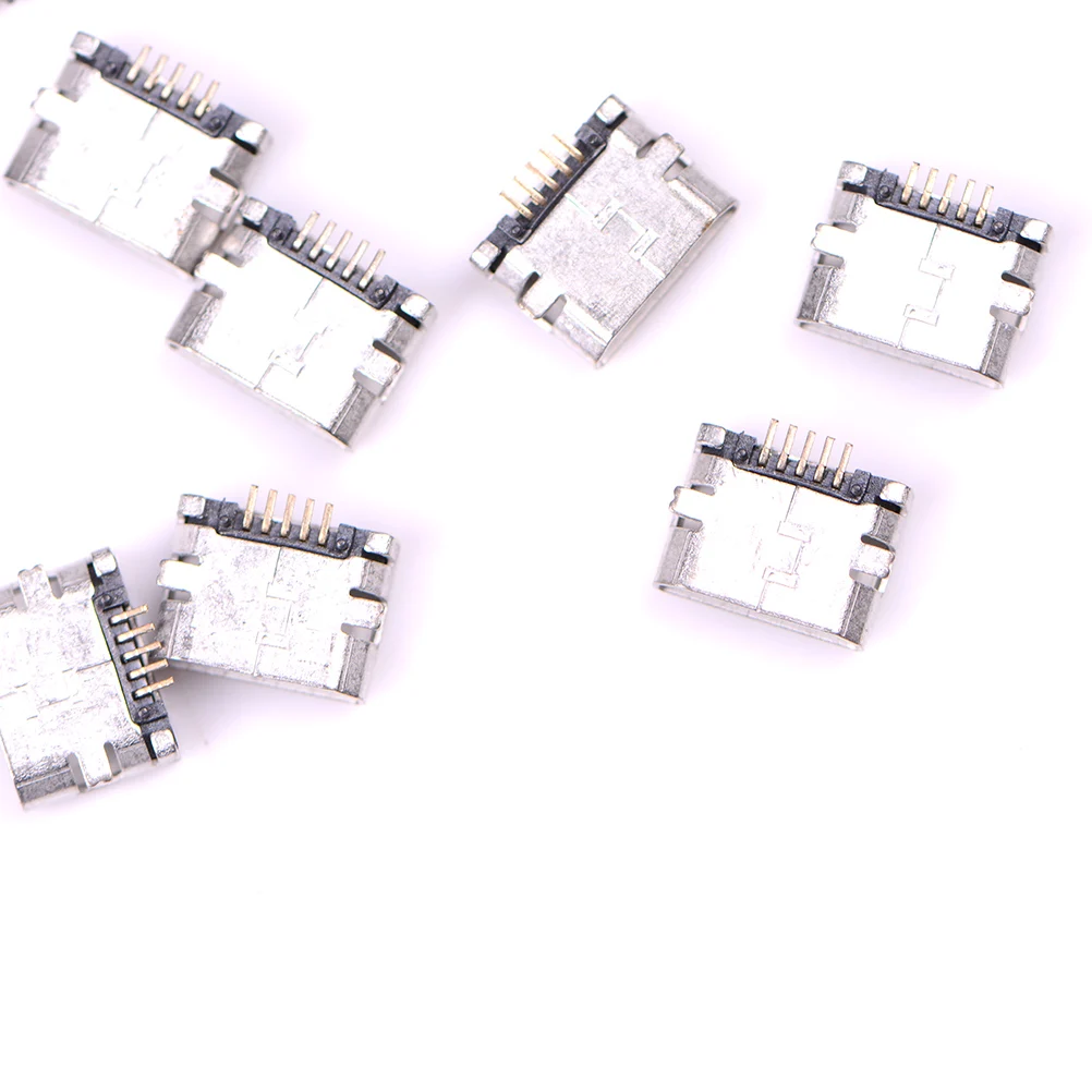 10pcs G18 Micro USB Type B Female 5Pin SMT Socket Jack Connector Port PCB Board Charging | Обустройство дома