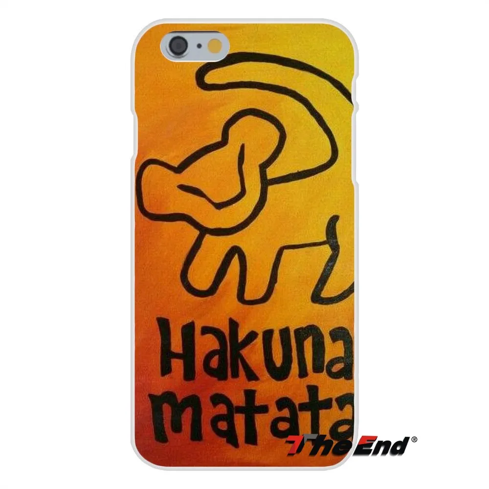 Акуна Матата на закате Король Лев плакат силиконовый чехол для HTC один m7 M8 A9 M9 E9