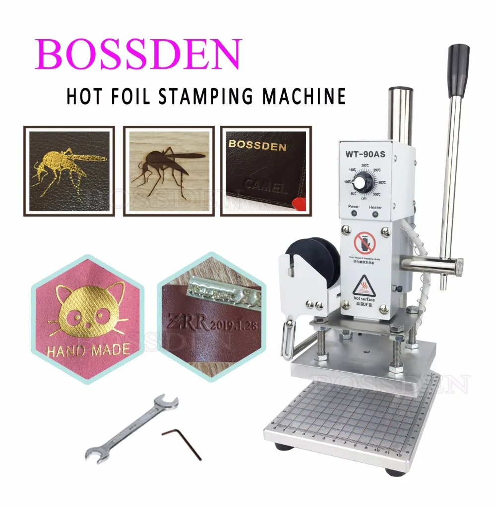BOSSDEN Горячее тиснение фольгой брендовый бронзирующий инструмент нагревательный