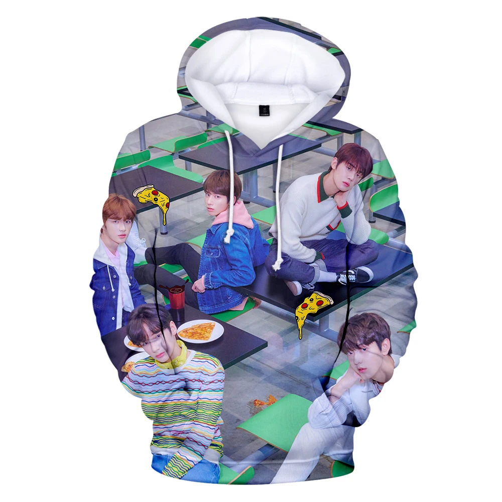 

Kpop TXT TOMORROW X TOGETHER Group Logo YEONJUN 3D Print Hoodies Sweatshirt Long Sleeve Harajuku Women/men Sweatshirts