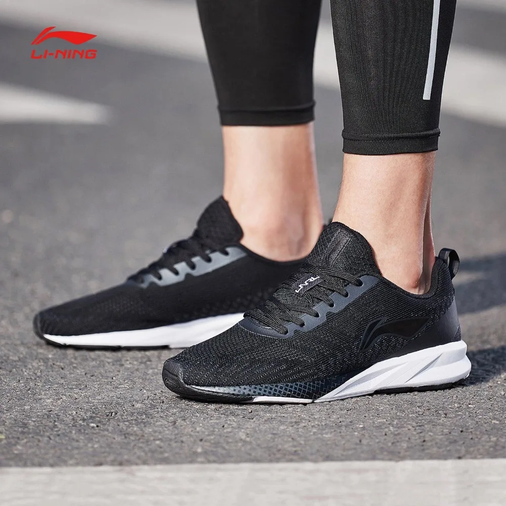 Li-Ning, мужские кроссовки для бега с цветными зонами, дышащие, с мононитной подкладкой, светильник, спортивная обувь, кроссовки ARHN101 SJAS18