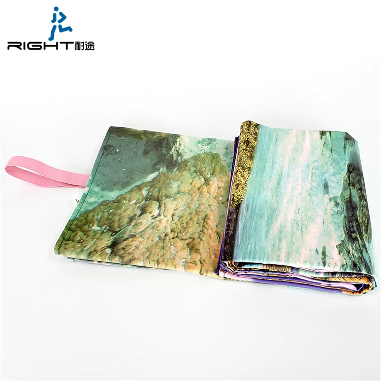 Wholesale High Quality Custom logo with gym sports travel Microfiber Towel mesh bag | Дом и сад