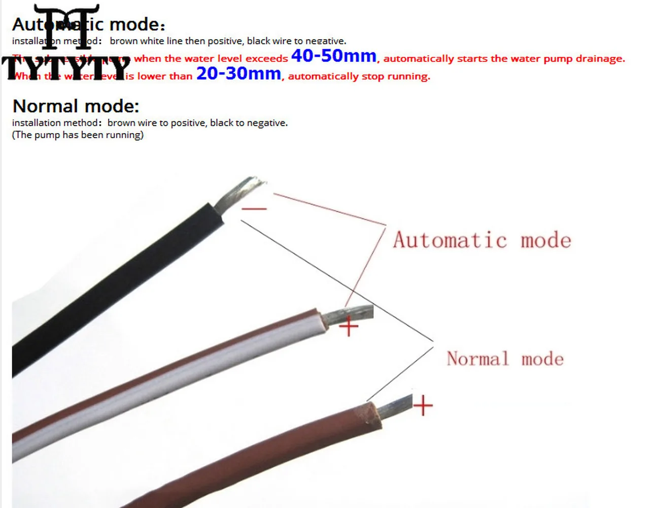 Автоматический водяной насос с Поплавковым выключателем погружной для морской