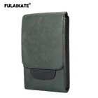 Универсальная мужская сумка FULAIKATE 6,3 дюйма Crazy Horse для Samsung Galaxy Note8 S8 S9 Plus, ретро-сумка на пояс для MEGA GT-i9200
