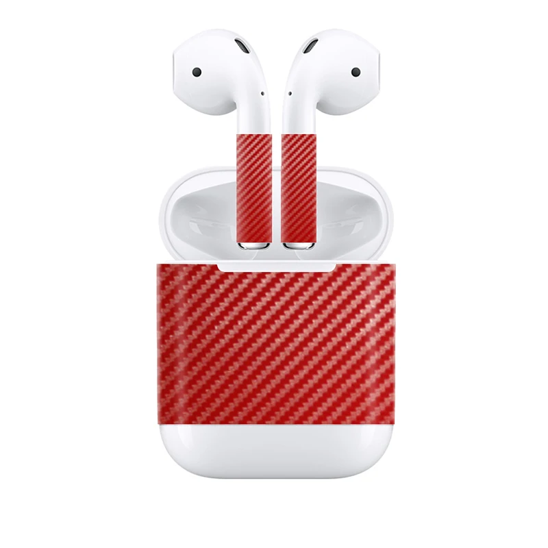 Прямая поставка защитный кожаный чехол для Apple Airpods стикер DIY Украшение