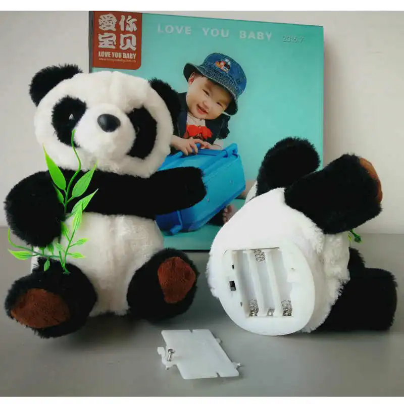 Электрическая говорящая панда чучела панд репитер электронная аниамл китайская