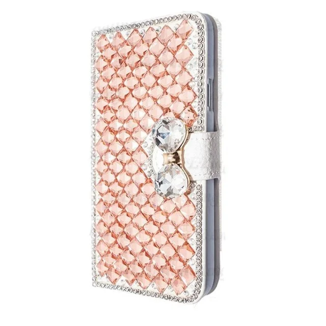 Rose Gold Роскошные Стразы, флип-чехол для iPhone 7, 8, 6, 6S Plus, блестящее зеркало для iPhone 5, XR, XS, XS, MAX, для девочек, с держателем, подставка - Цвет: Rose Gold