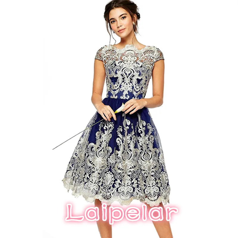 

Женское кружевное платье, винтажное бальное платье с коротким рукавом, с вырезами, 3XL