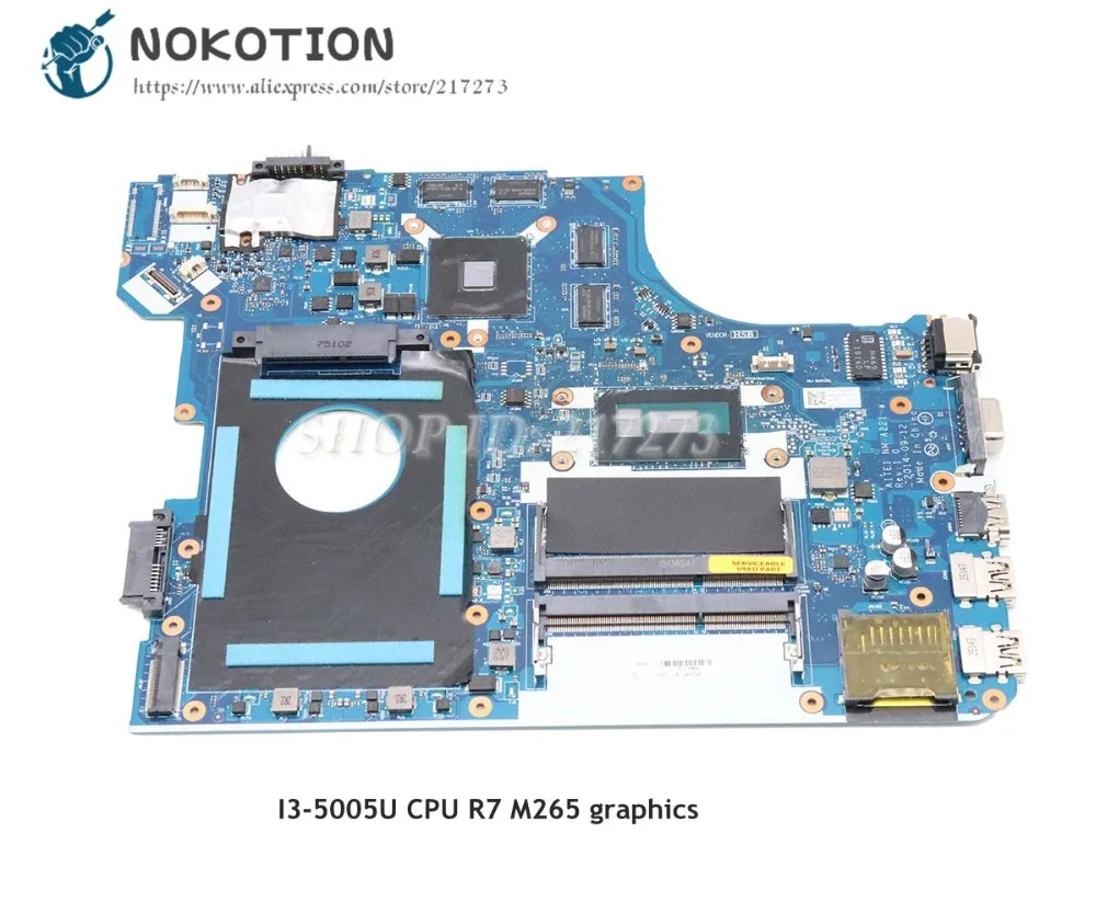 

Материнская плата NOKOTION для ноутбука Lenovo Thinkpad E550 E550C, основная плата I3-5005U DDR3 CPU R7 M265 01AW144 AITE1 NM-A221