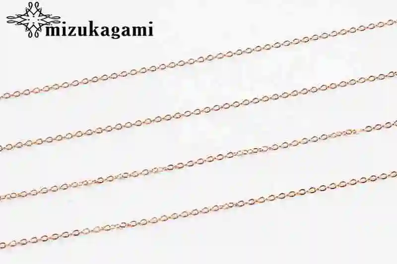 1 meters Золотые медные цепи вешалки 10 м/лот DIY кисточка висячие серьги аксессуары для изготовления ювелирных изделий - Цвет: 1 meters