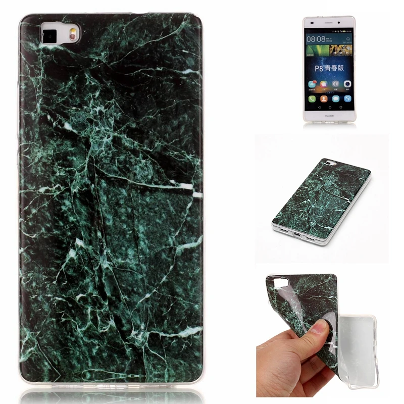 2017 новое поступление Модный мягкий чехол из ТПУ с изображением мраморного камня