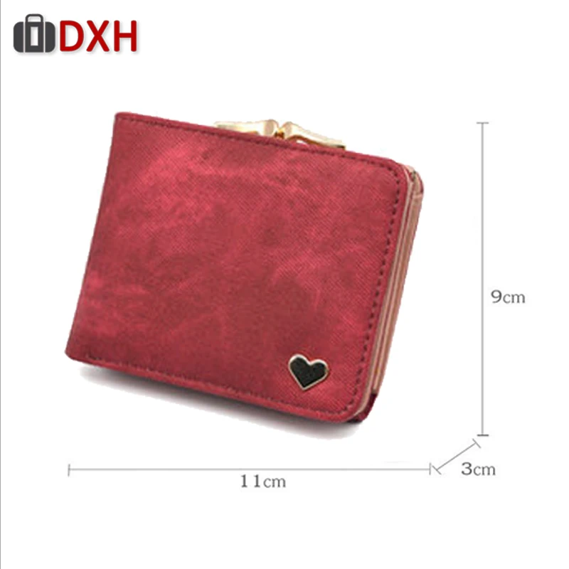 DXH, новинка, Женский кошелек, маленький кошелек на застежке, для роскошных брендов, женские кошельки, женские кошельки, Женский мини Кожаный клатч, держатель для карт