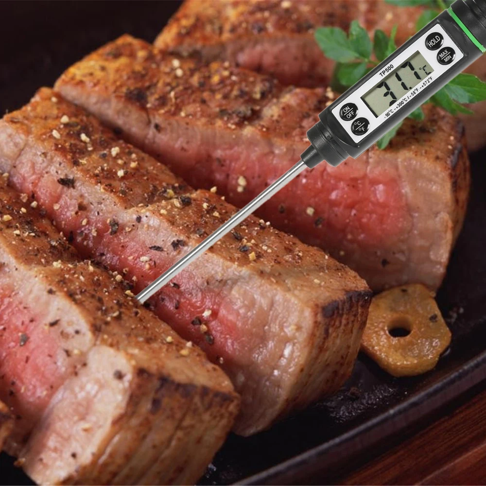 Цифровой кухонный пирометр с ЖК-дисплеем портативный измеритель температуры для
